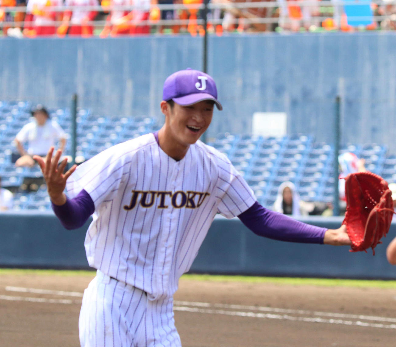 樹徳・清水麻成投手（2023年7月22日撮影）