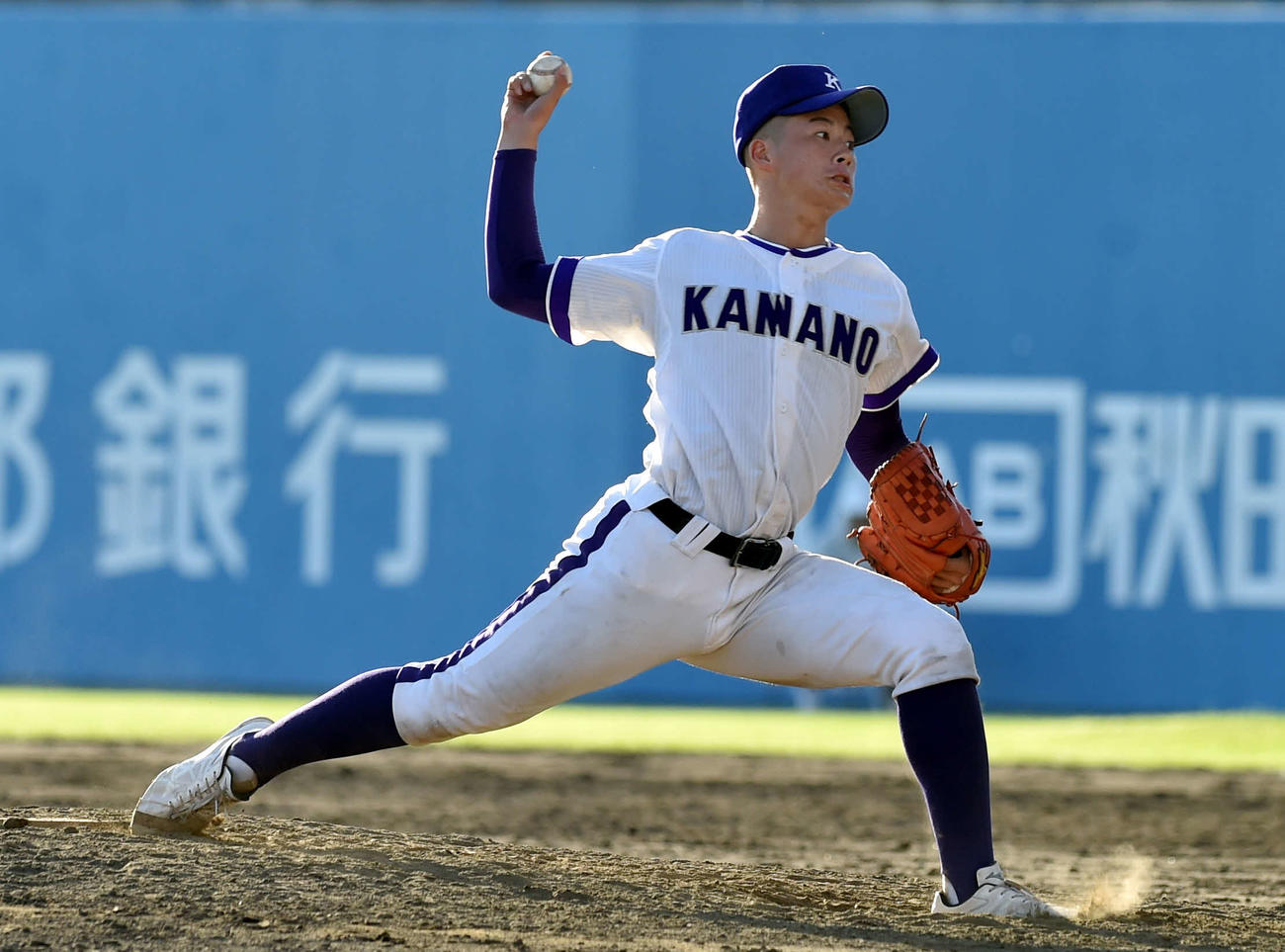 3失点完投した金足農・吉田