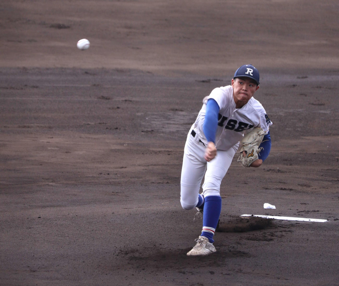 大阪大会　履正社対関大北陽　履正社の新エース高木大希投手（2年）（撮影・中島麗）