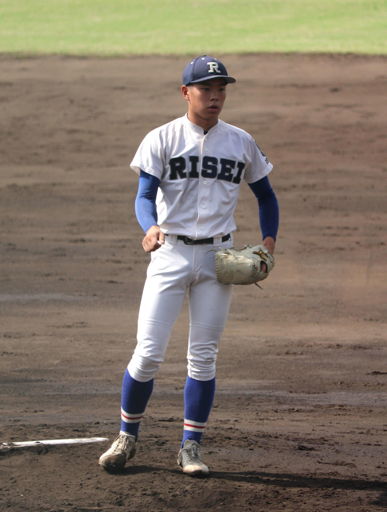大阪大会　履正社対関大北陽　7回まで投げきった履正社の新エース高木大希投手（2年）（撮影・中島麗）