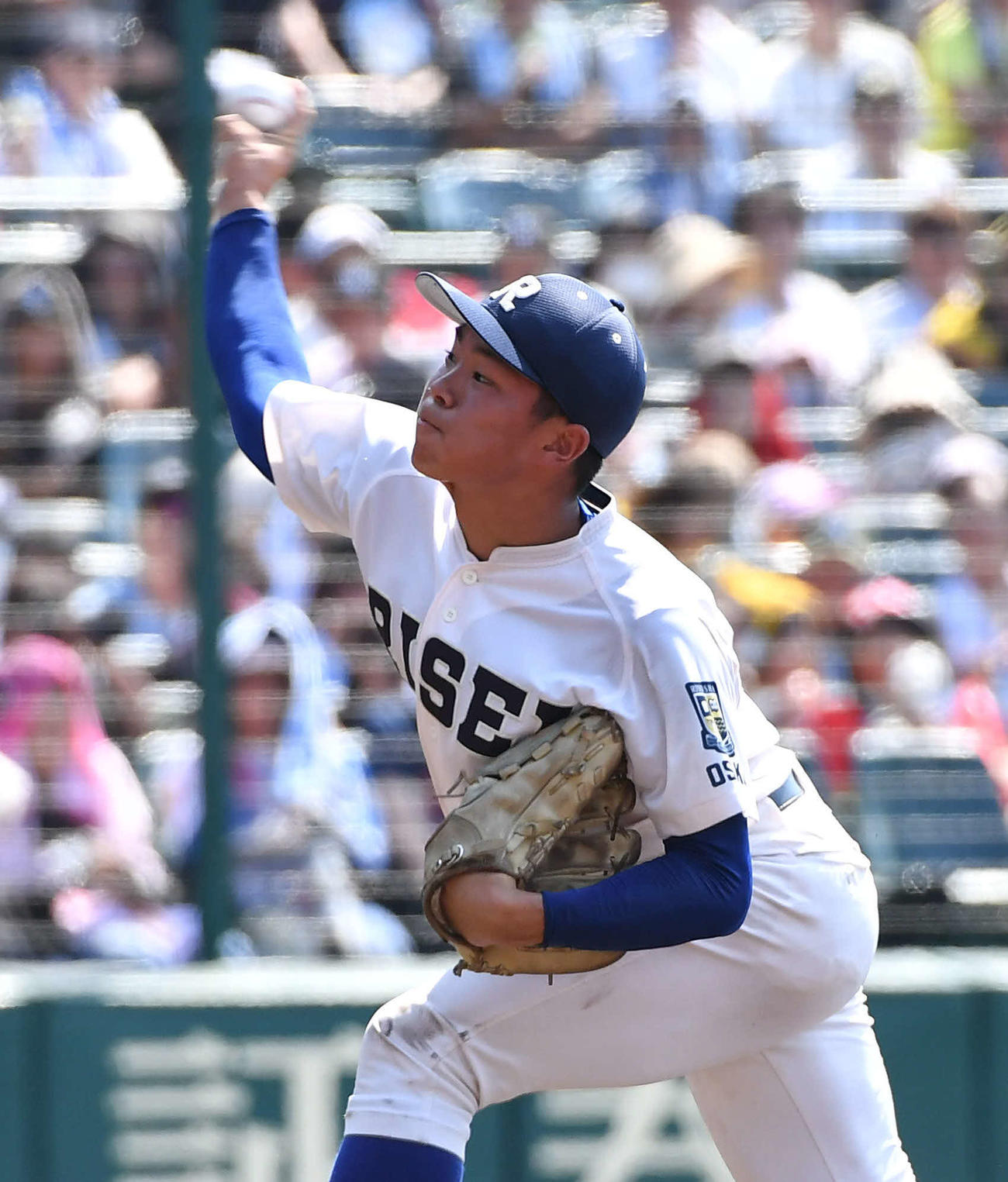 夏の甲子園2回戦の高知中央戦で登板した履正社・高木大希
