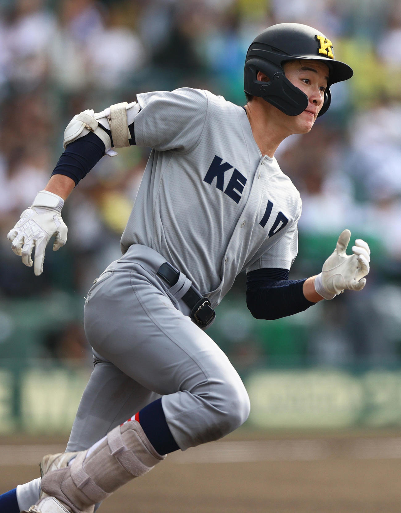 慶応丸田湊斗（2023年8月19日撮影）