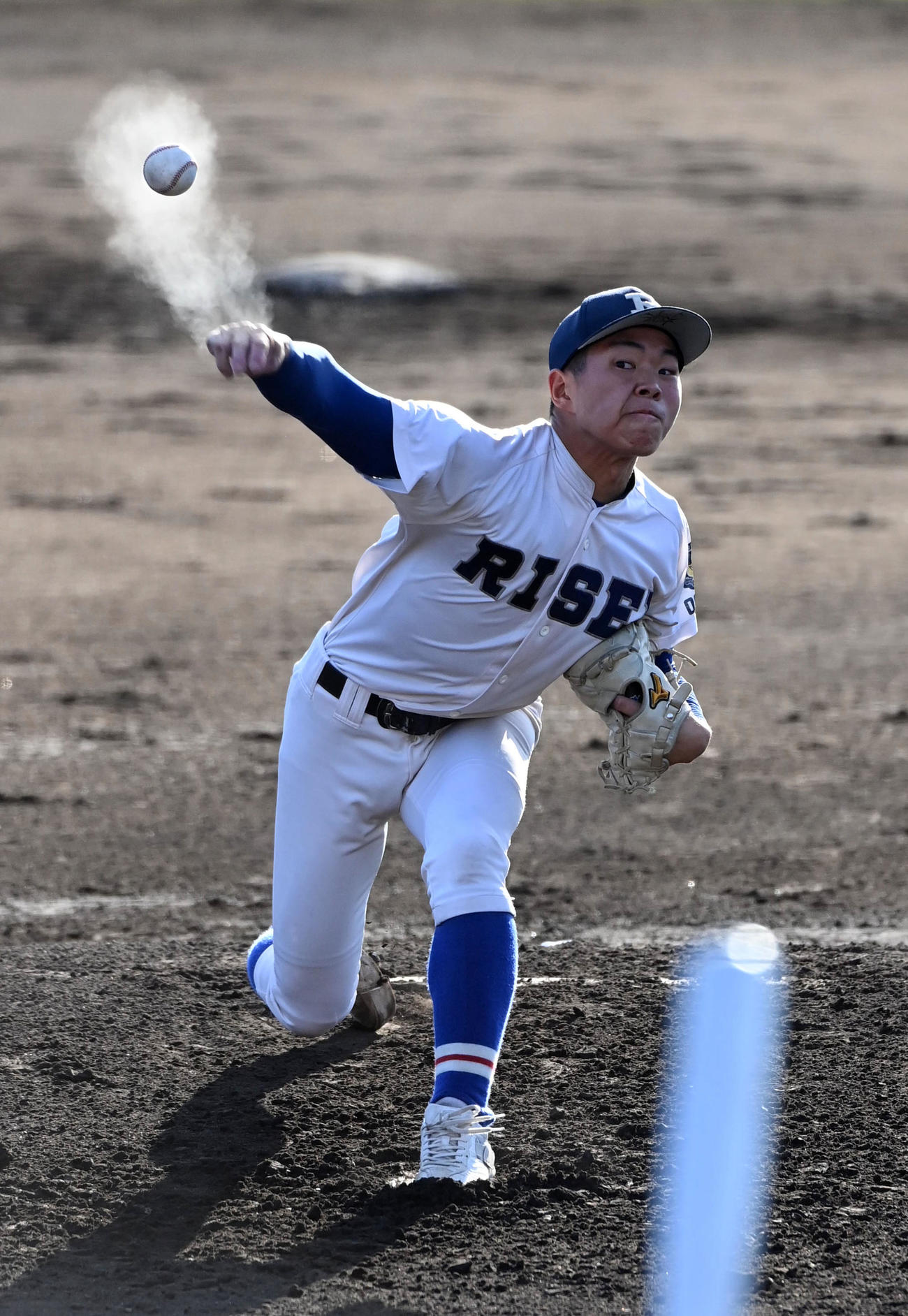 履正社対滋賀学園　履正社先発の高木（撮影・前岡正明）