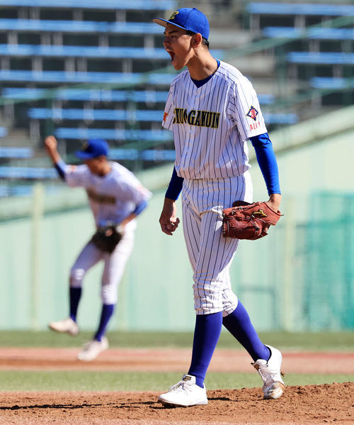 中央学院エース蔵並龍之介”ロッテ朗希フォーム”7回4安打2失点「意識