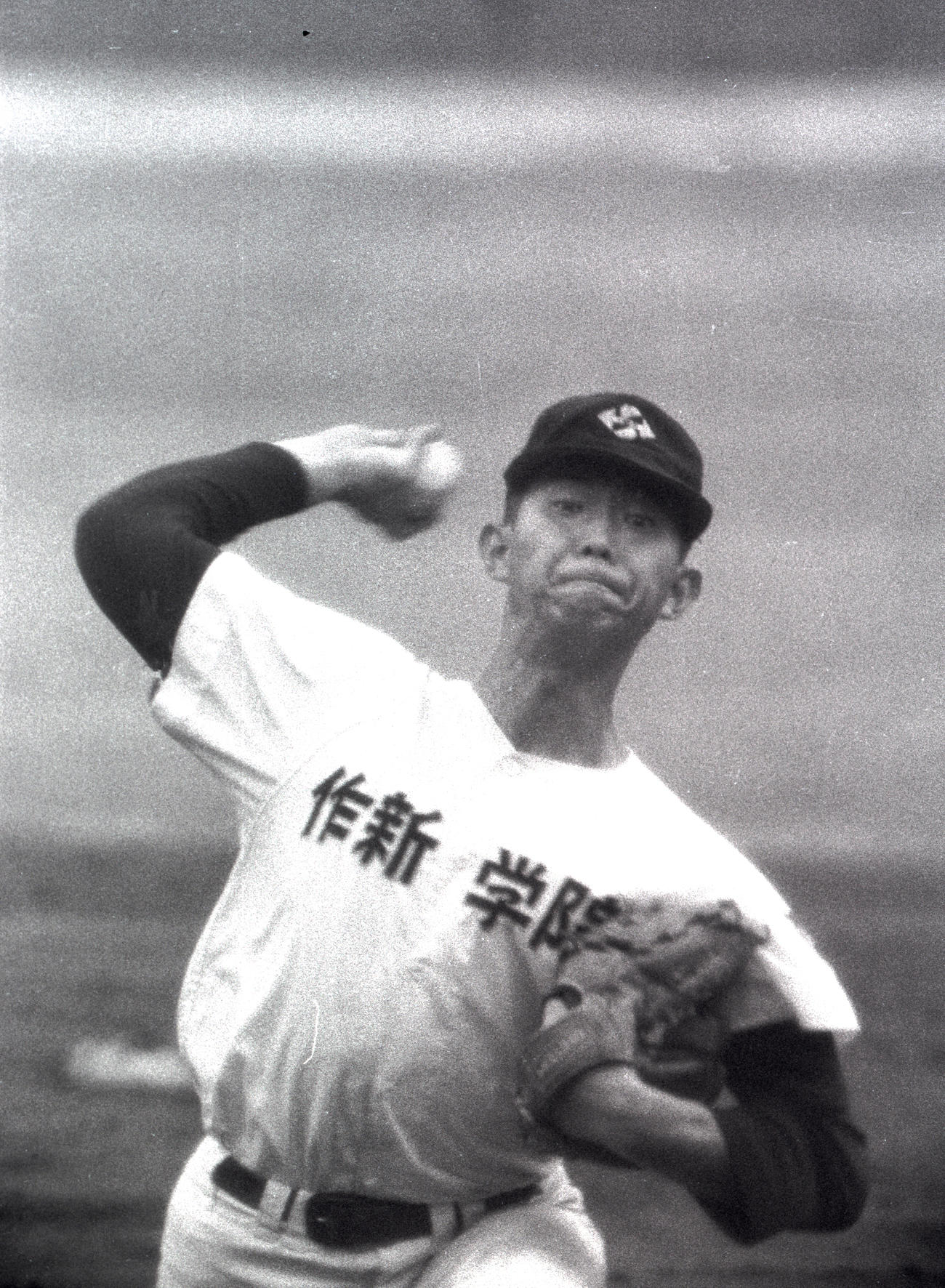 作新学院・江川卓の投球フォーム（1973年5月）