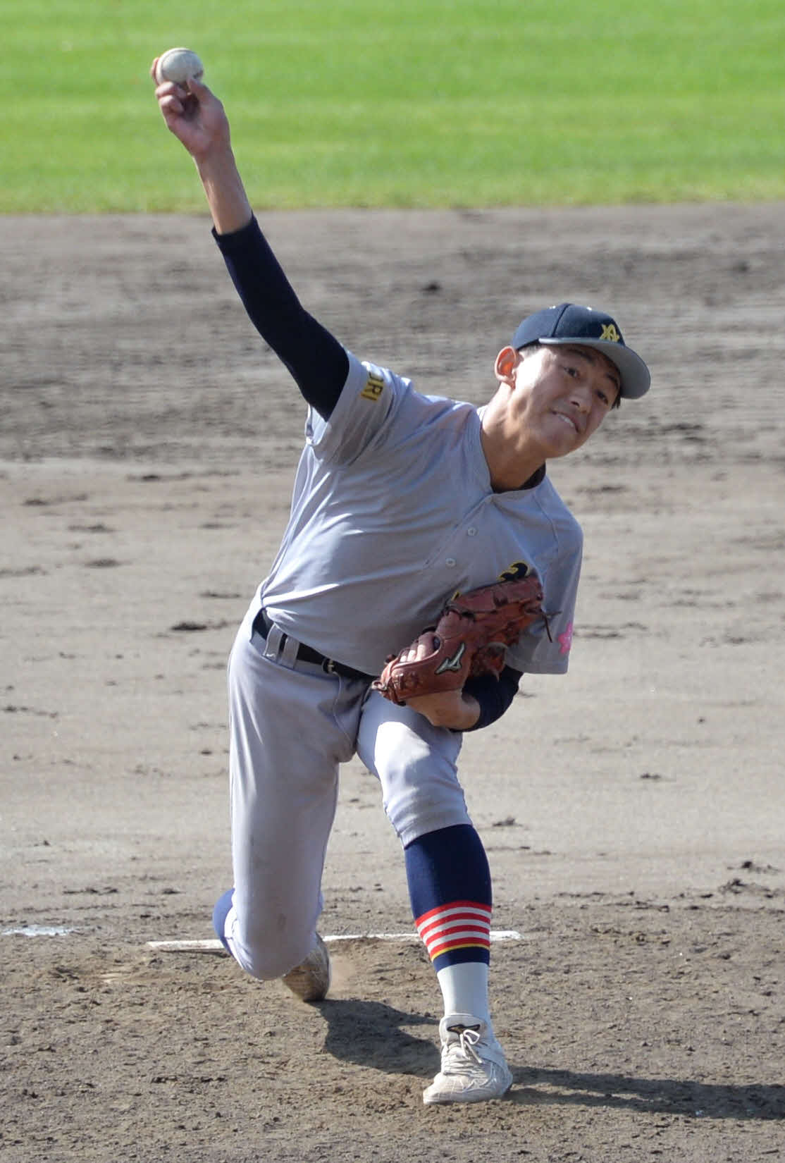 八戸学院光星対青森山田　東北大会決勝でノーヒットノーランを達成した青森山田・桜田（撮影・濱本神威）