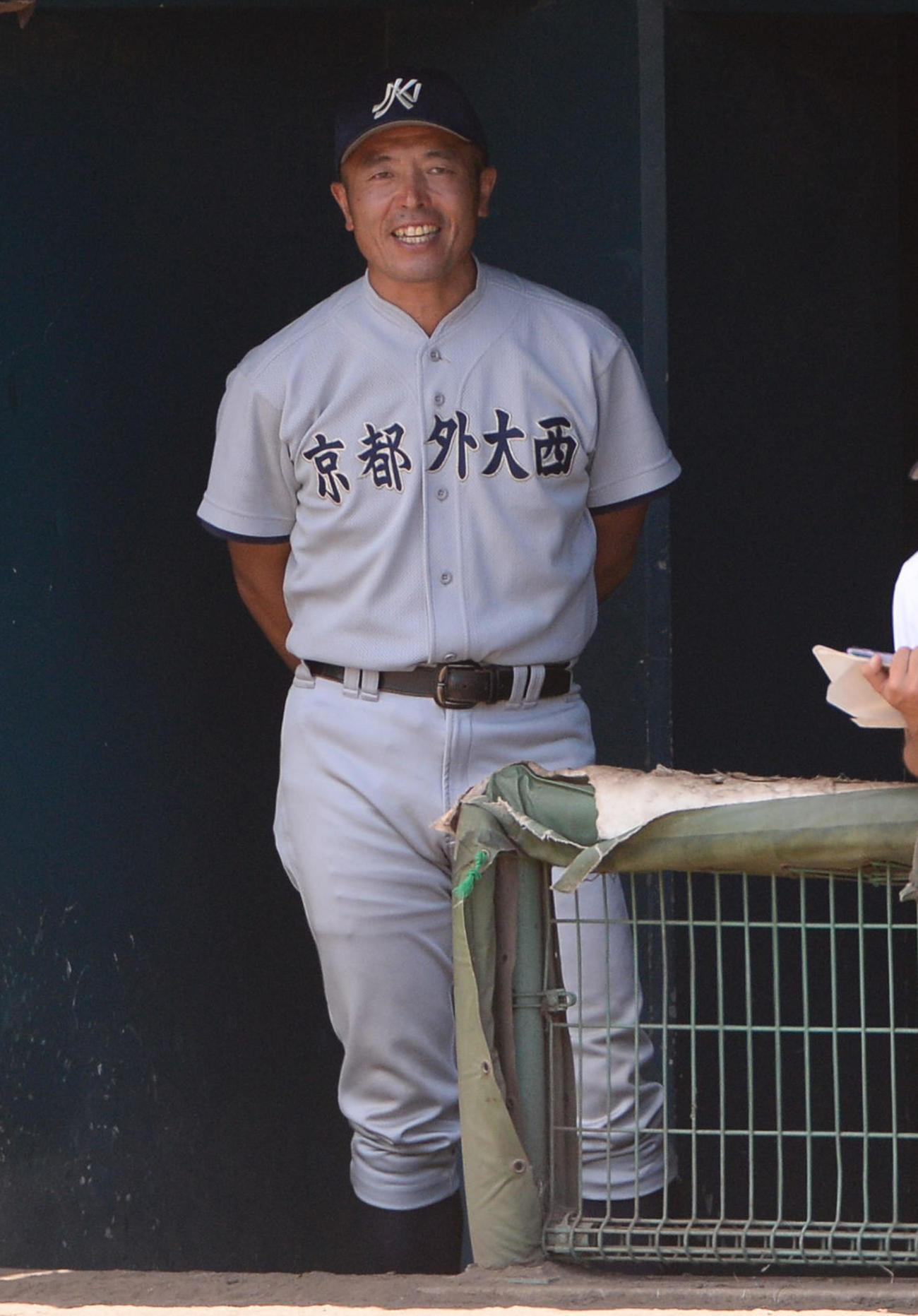 京都外大西・上羽功晃監督（2015年7月撮影）