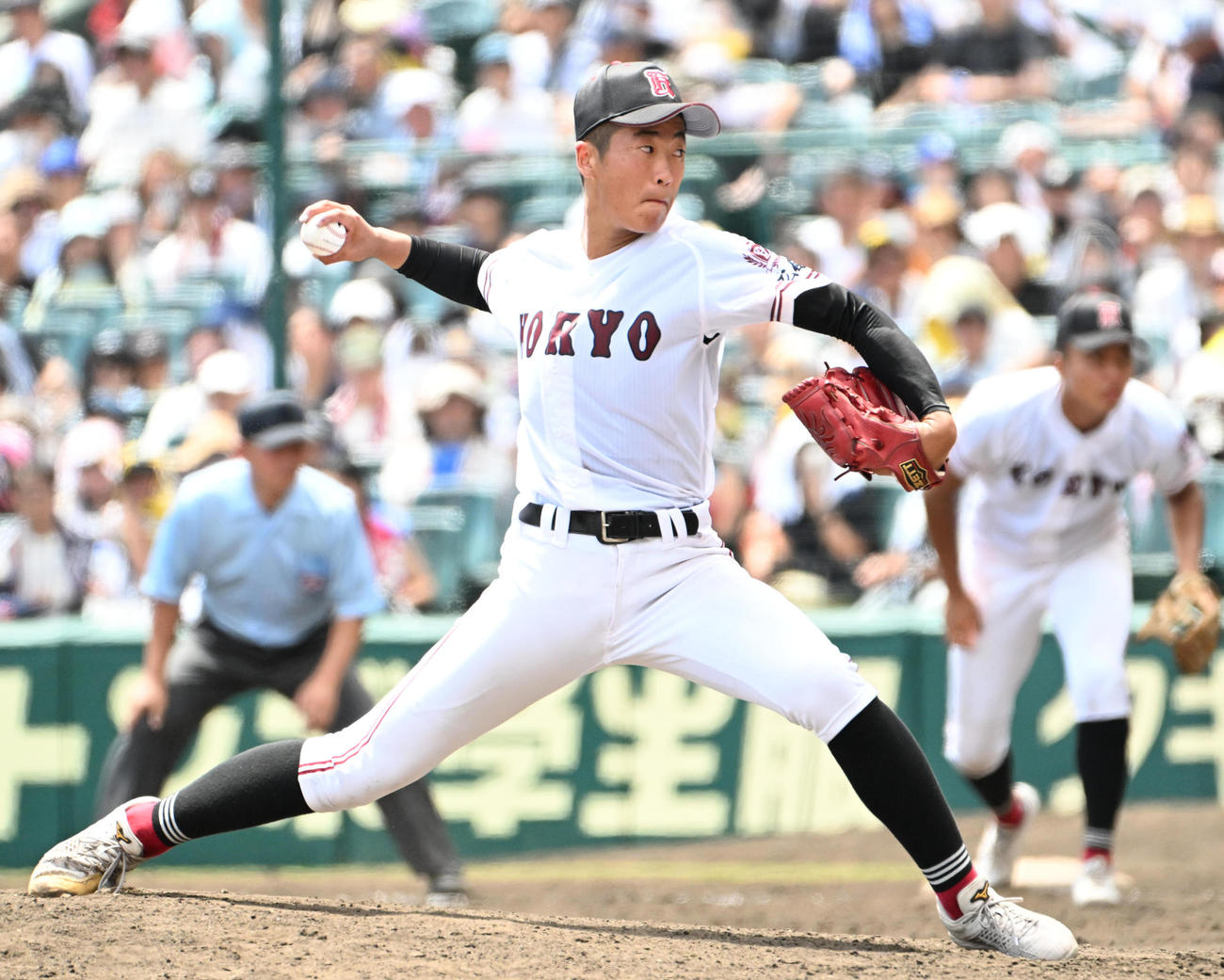 広陵・堀田昂佑（2023年8月撮影）
