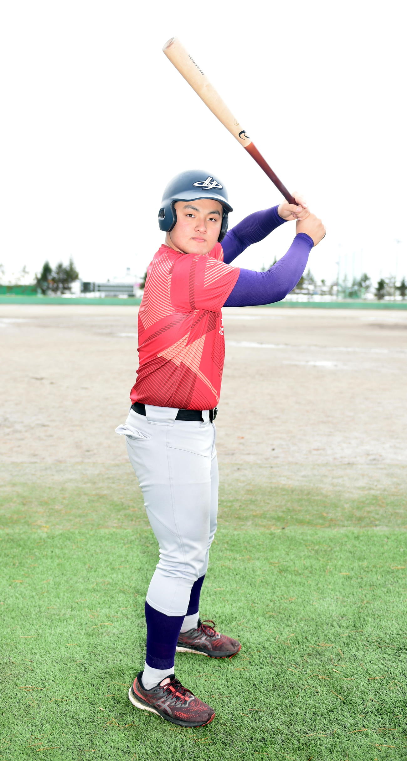 米国の大学への進学を目指す花巻東・佐々木麟（撮影・山田愛斗）