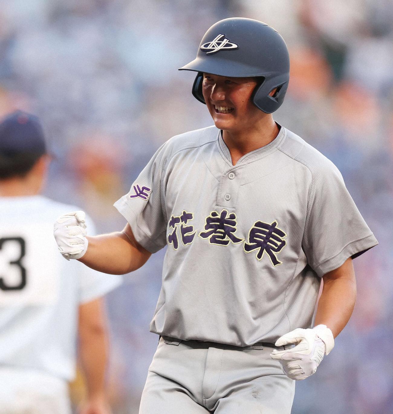 花巻東・千葉柚樹（2023年8月撮影）