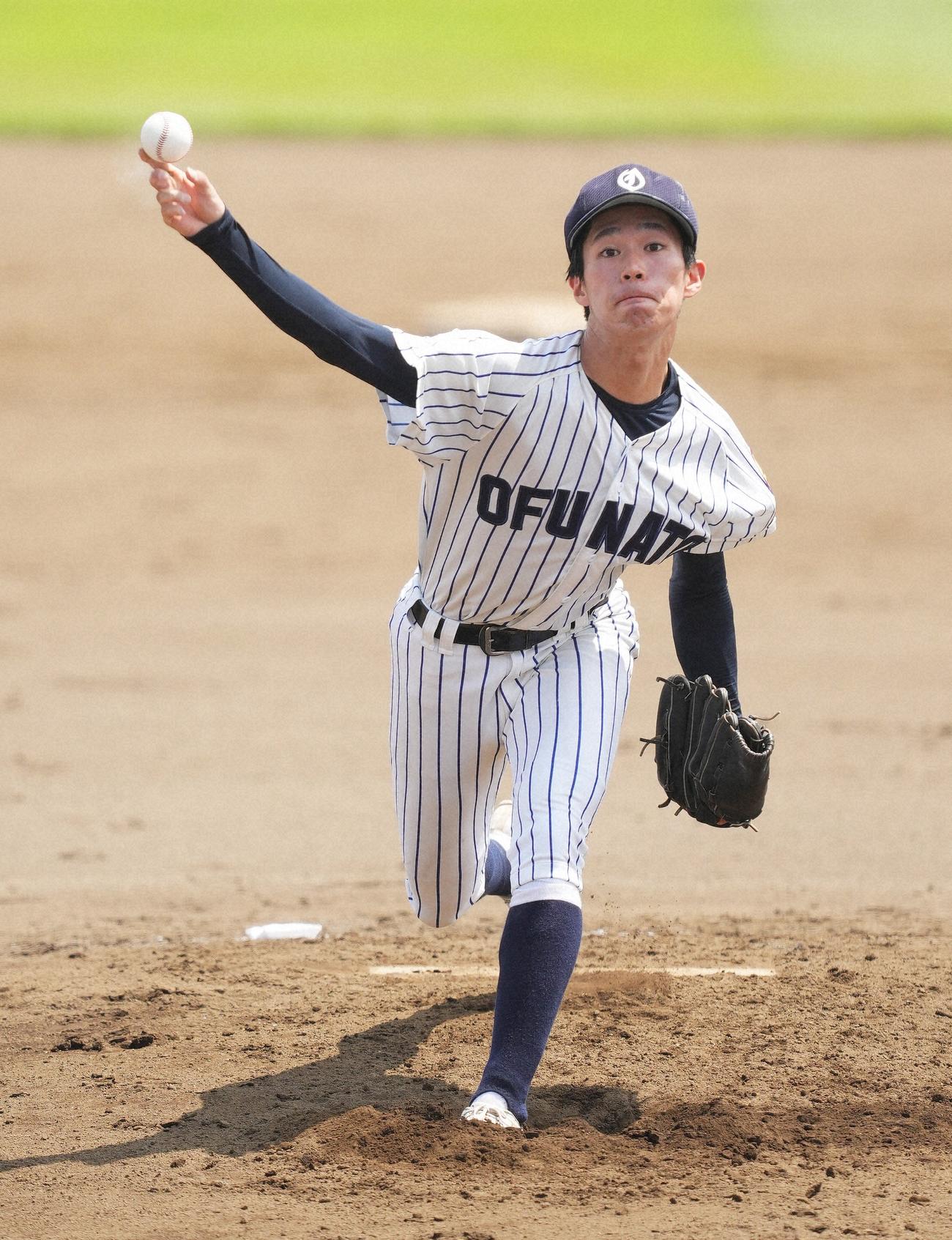 7月、盛岡一戦に先発した佐々木怜