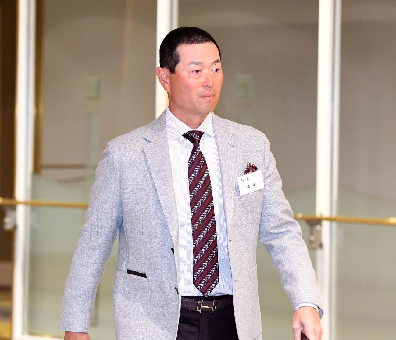PL学園硬式野球部OB会に出席した巨人桑田真澄2軍監督（撮影・前岡正明）