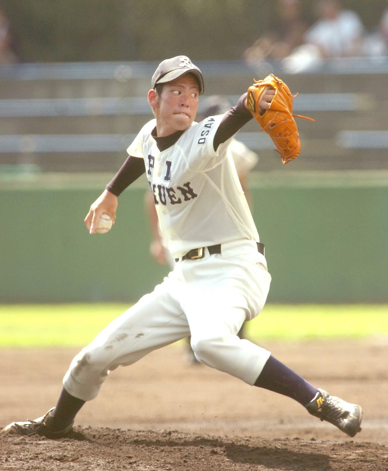 PL学園時代の前田健太（2006年7月撮影）