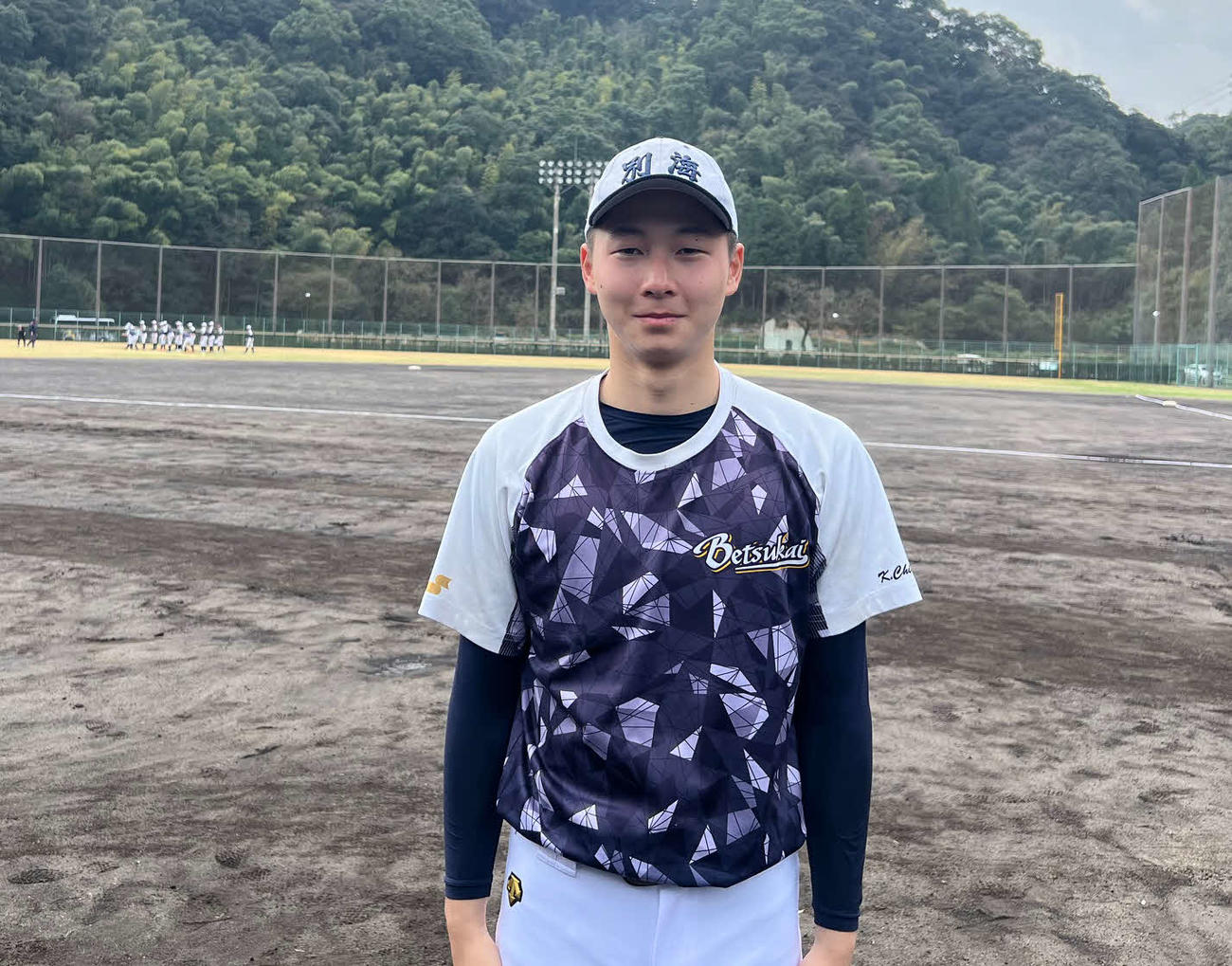 前日19日に17歳の誕生日を迎えたばかりの別海・千田涼太（撮影・金子真仁）
