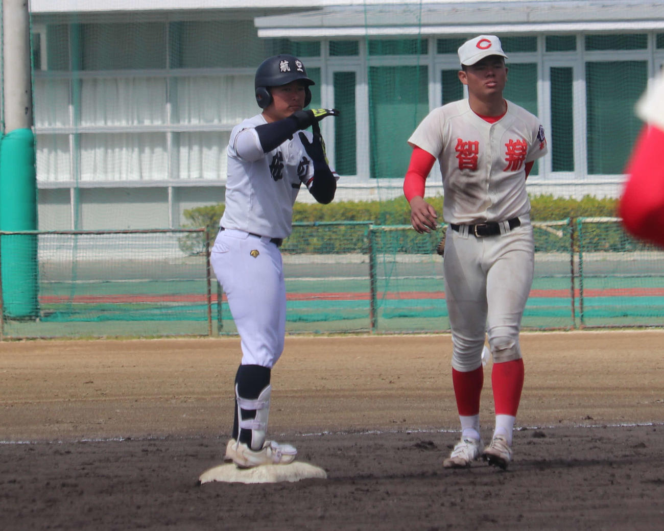 日本航空石川の宝田一慧主将（3年）