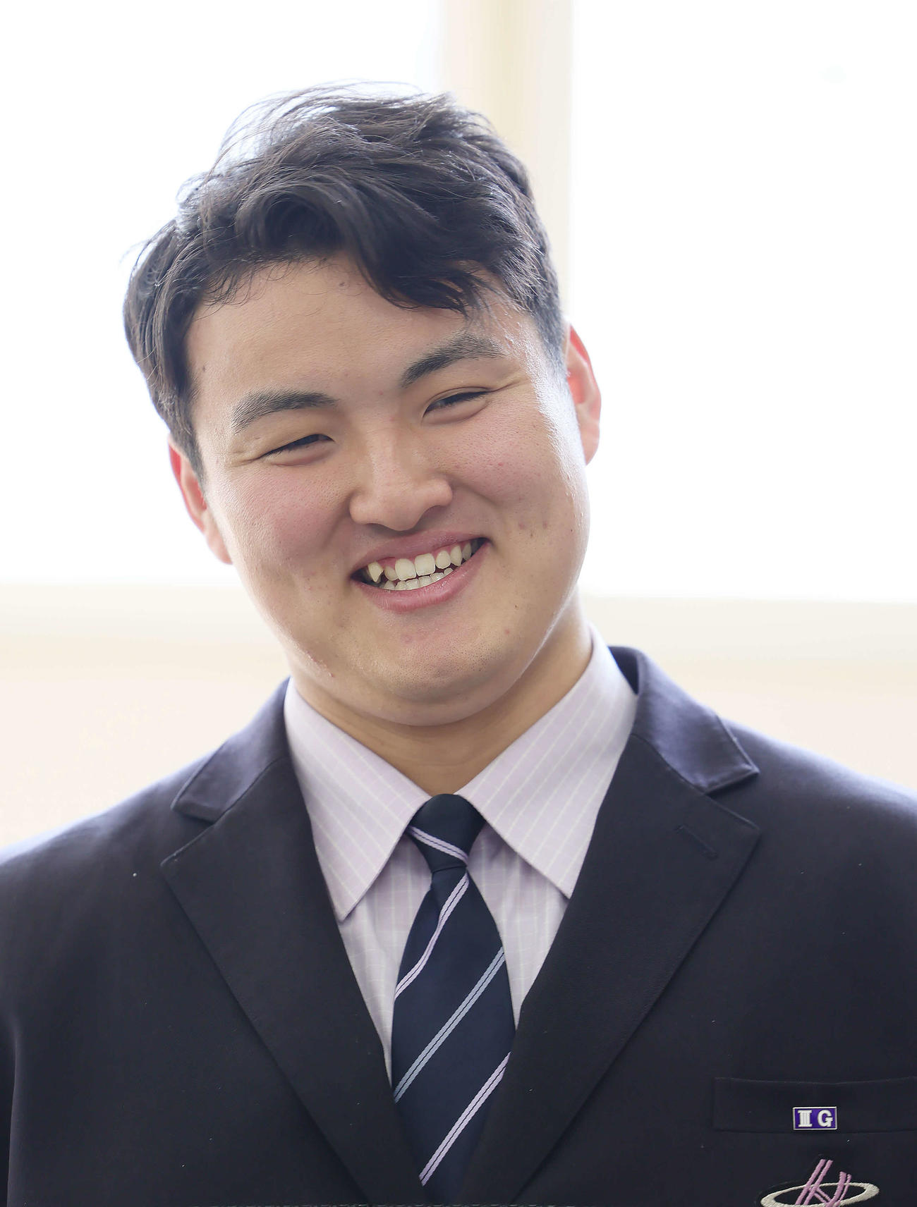 思い出を笑顔で語った佐々木麟