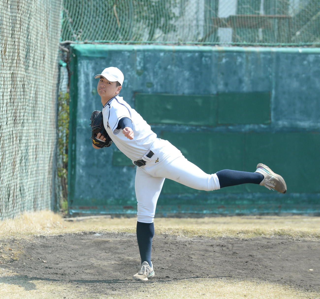 「甲子園のマウンドは特別な人間になれる場所」と語り、出番を心待ちにする森田（撮影・濱本神威）