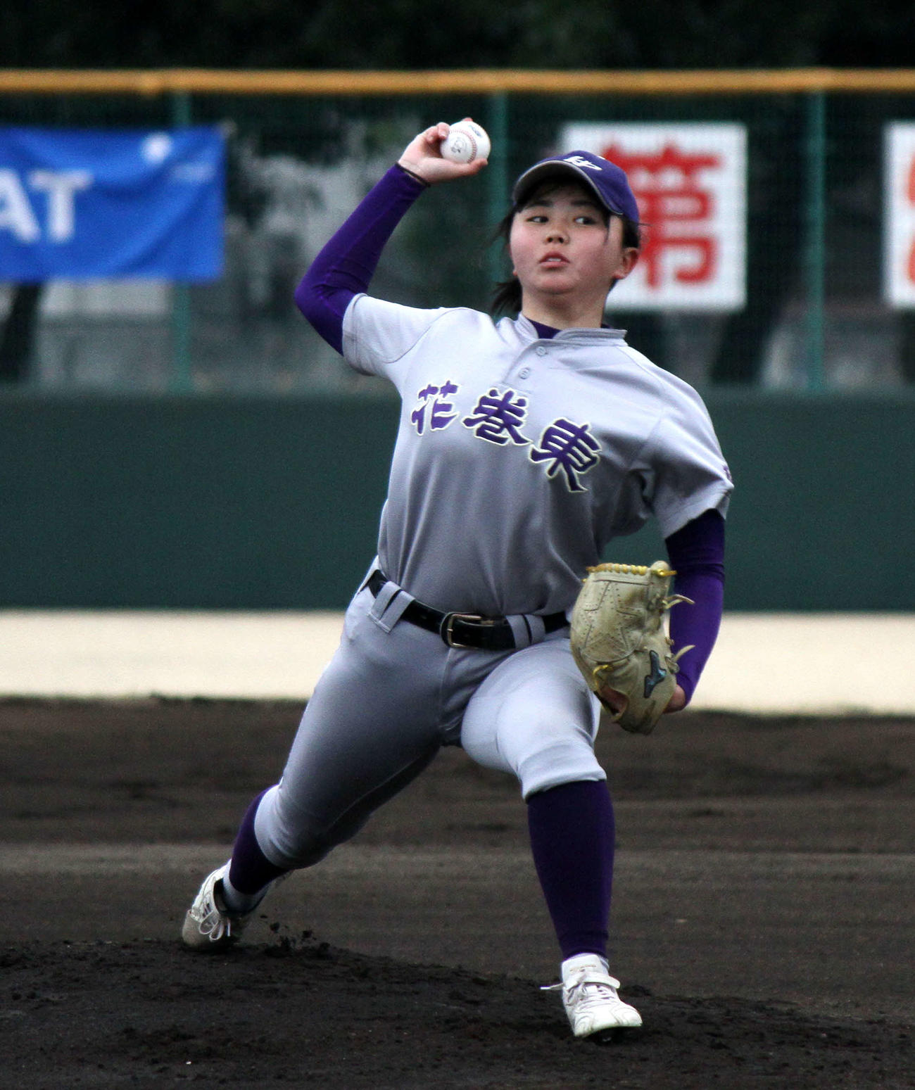花巻東対京都外大西　延長9回を投げ、3安打5奪三振で完封した花巻東・千葉（撮影・木村有優）