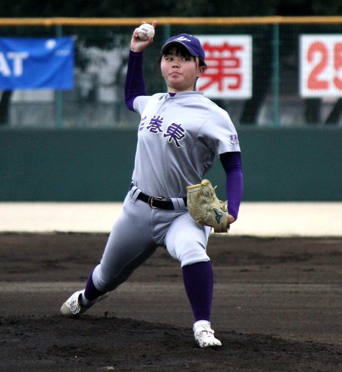 9回を3安打5奪三振に抑え、完封勝利の花巻東・千葉（撮影・木村有優）