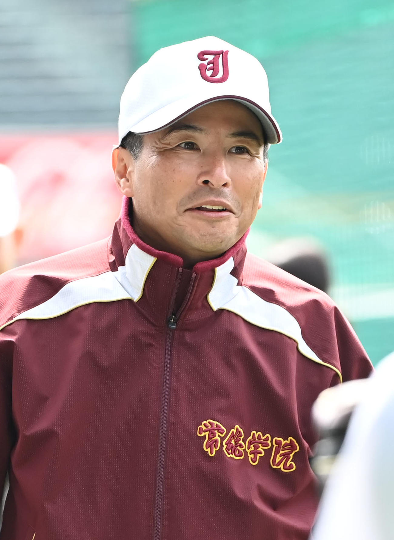 常総学院・島田直也監督（2024年3月14日撮影）