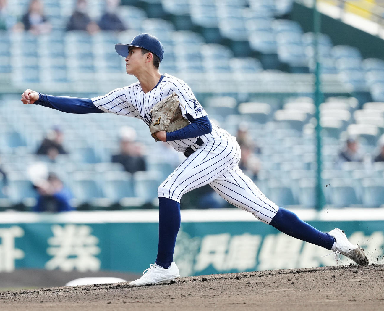 星稜対阿南光　阿南光先発の大坂（撮影・江口和貴）
