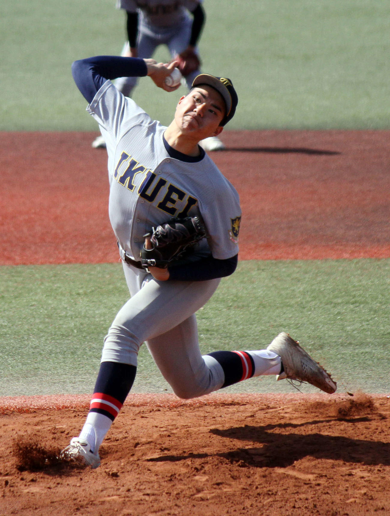 さまざまな思いを胸に、飯田戦に先発した仙台育英・山口