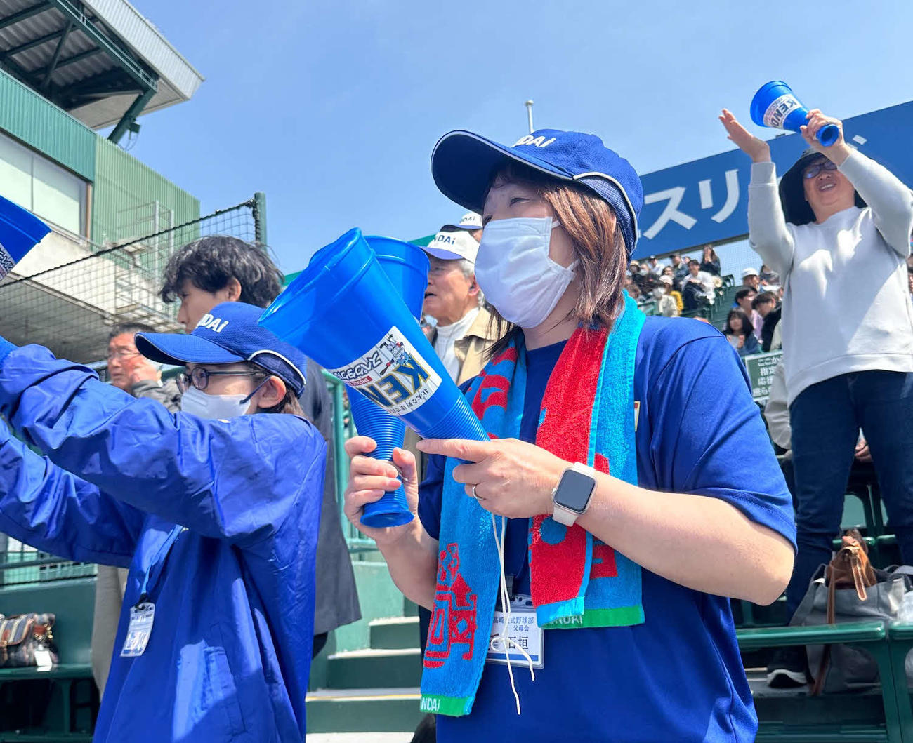 高崎健康福祉大高崎・石垣の母美樹さん（撮影・斉藤成美）