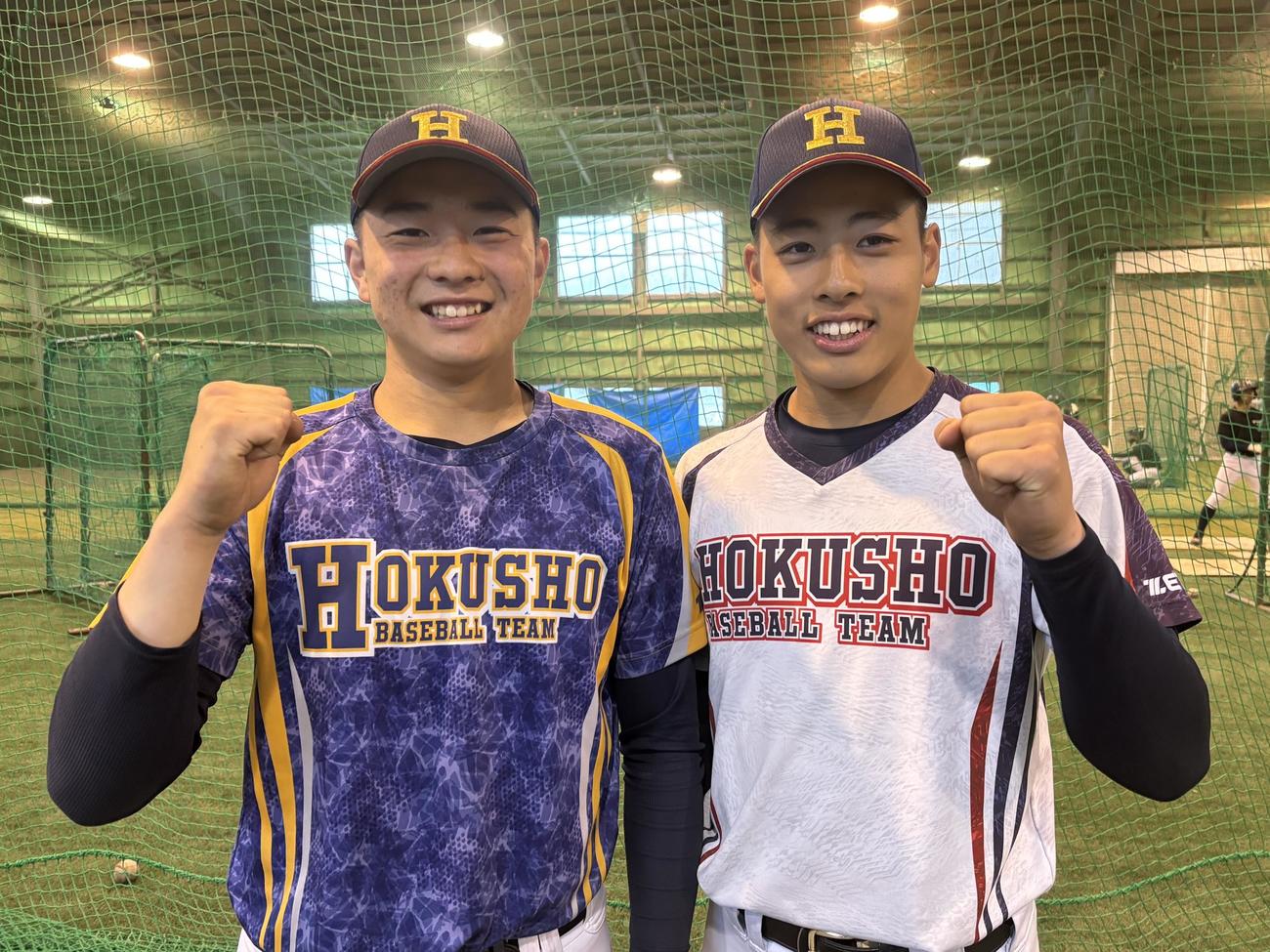 ダブルエースとしてチームをけん引する田中（左）と高橋（撮影・石井翔太）