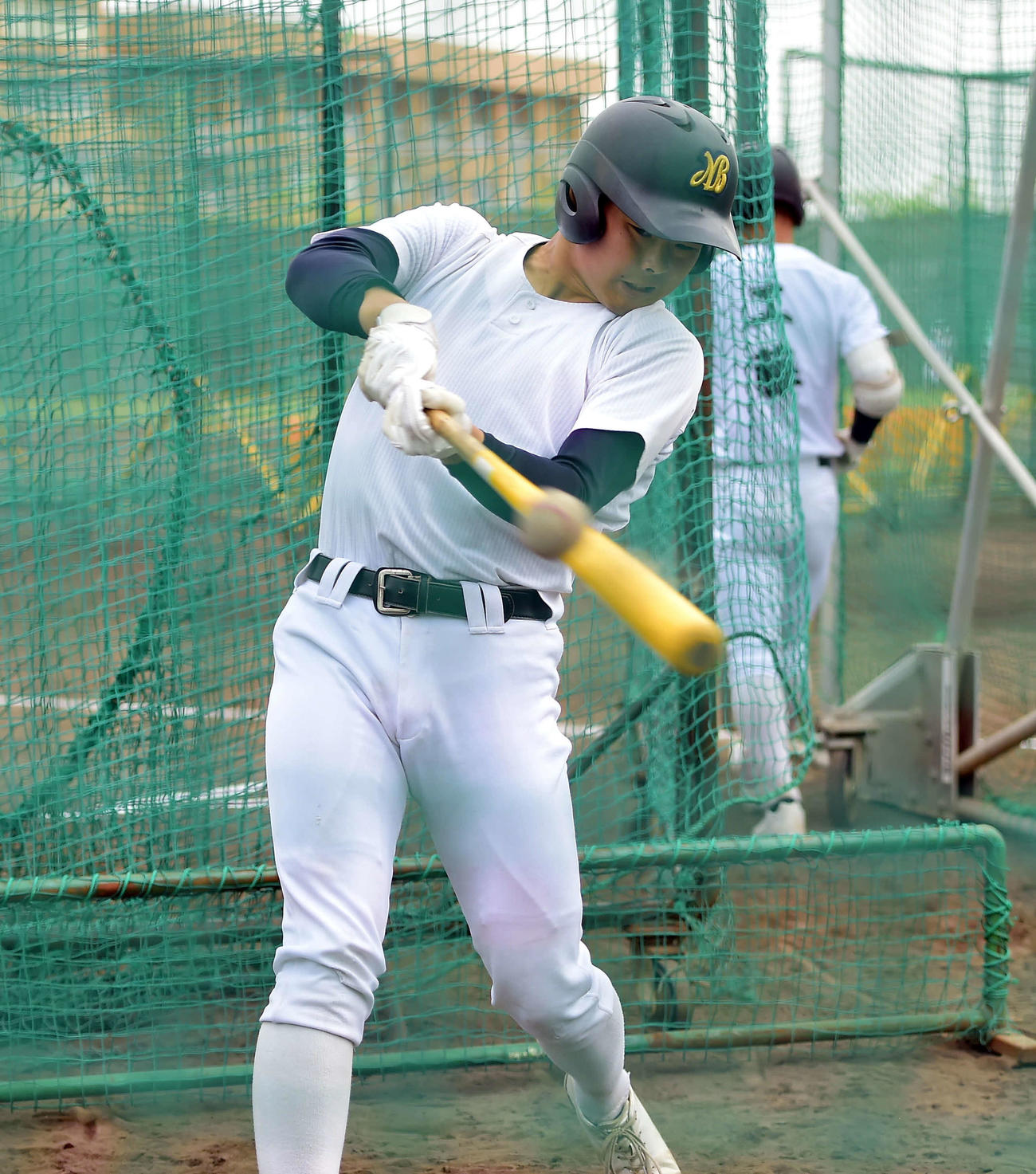 捕手としてチームをまとめる日本文理・宇野