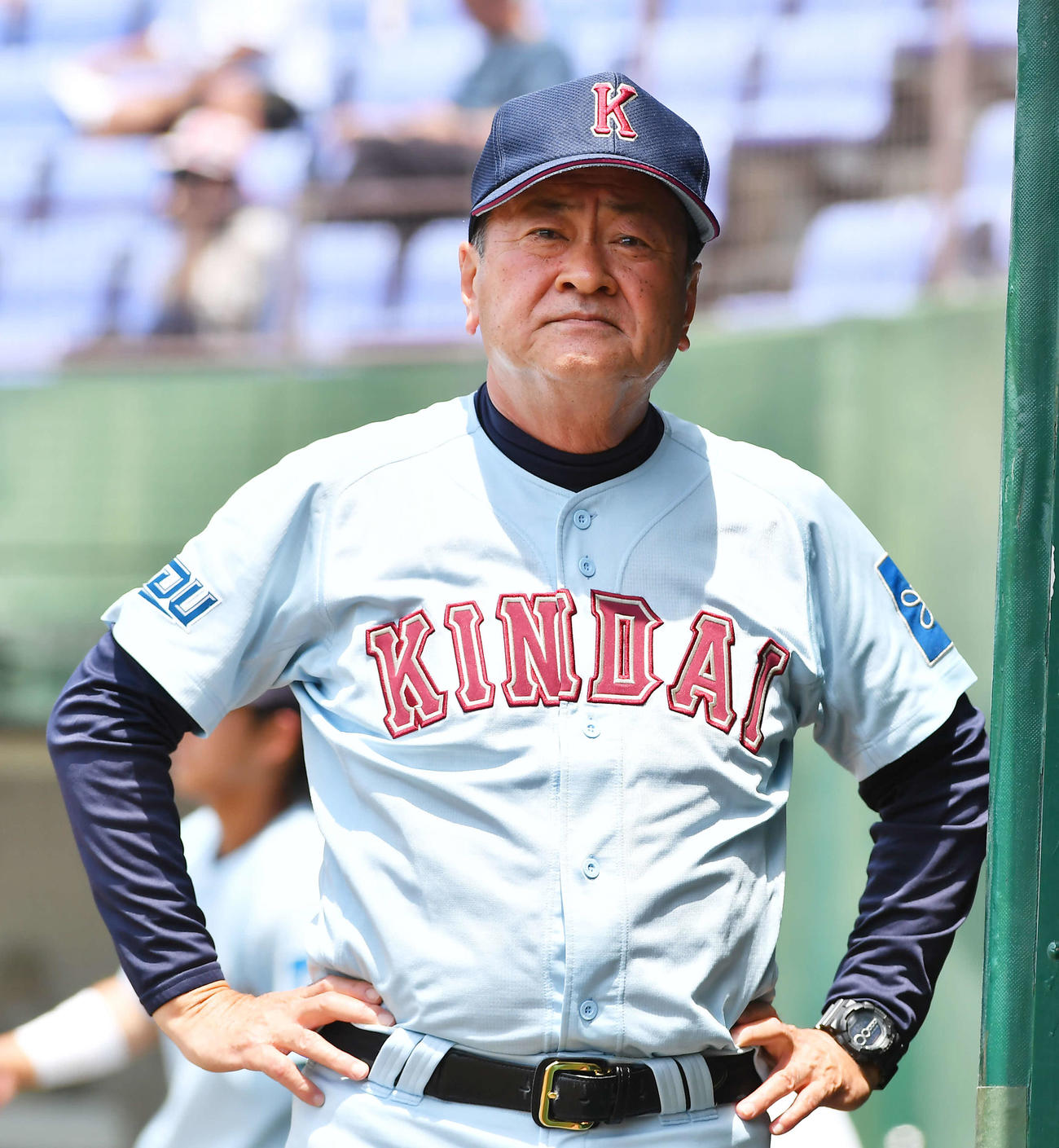 近大・田中秀昌監督（2023年5月21日撮影）
