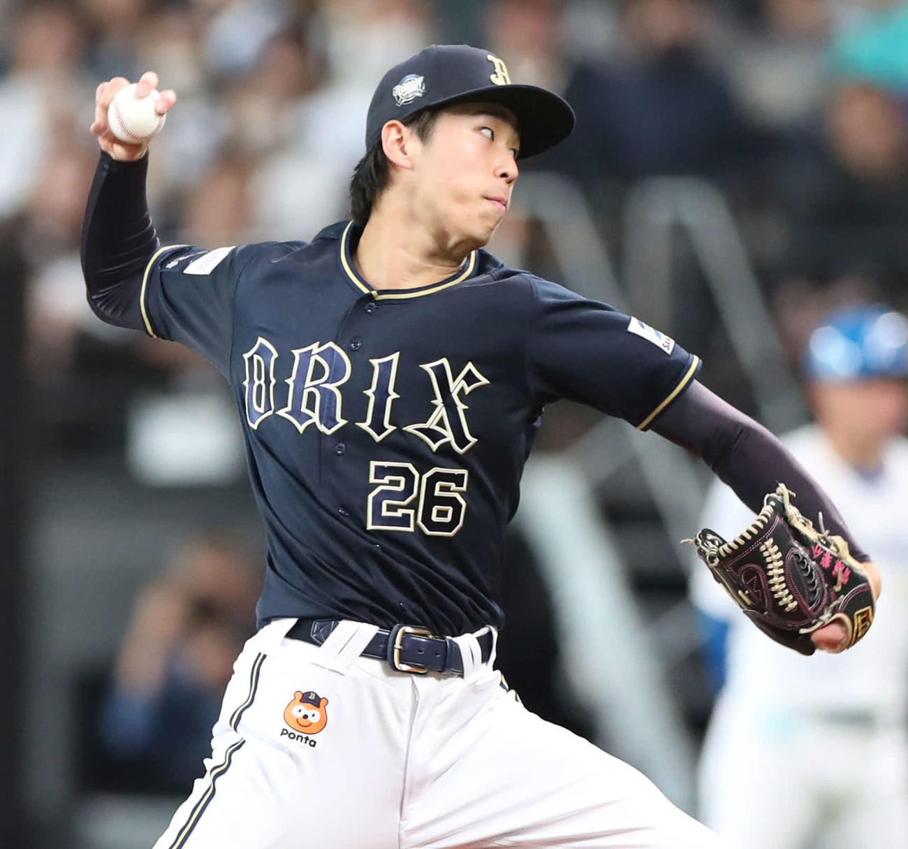 28日、日本ハム戦に先発したオリックス斎藤響介
