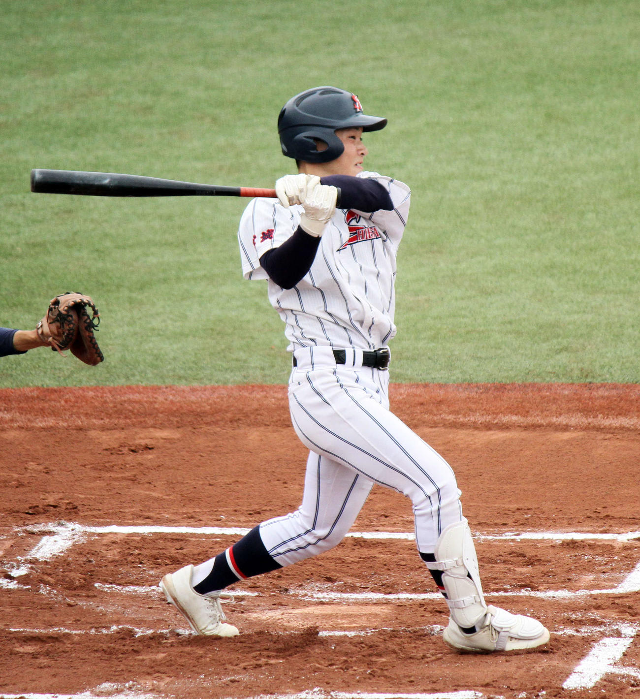 柴田対石巻工　3安打4打点の活躍で勝利に貢献した柴田・伊東（撮影・木村有優）