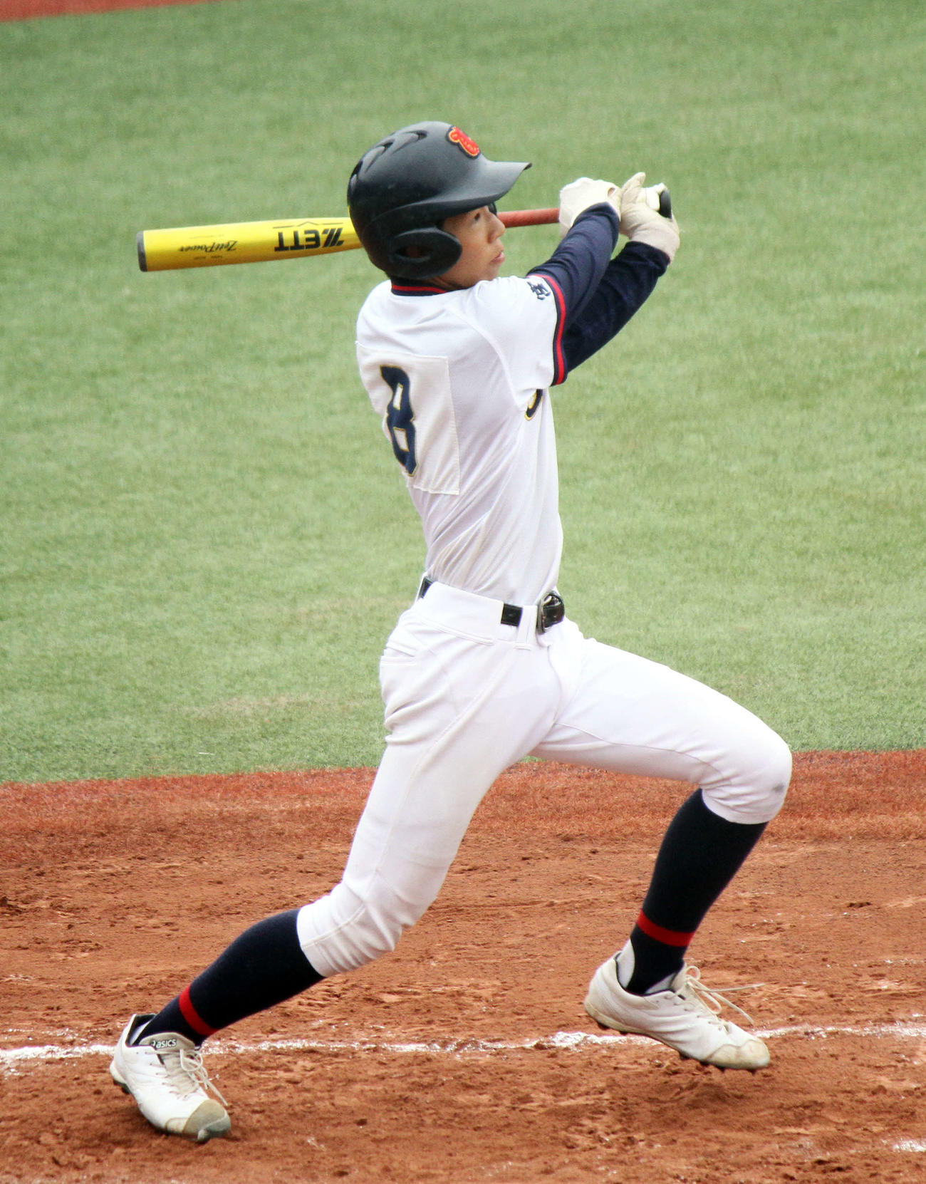 柴田対石巻工　2安打4打点の多賀城・黒木（撮影・木村有優）