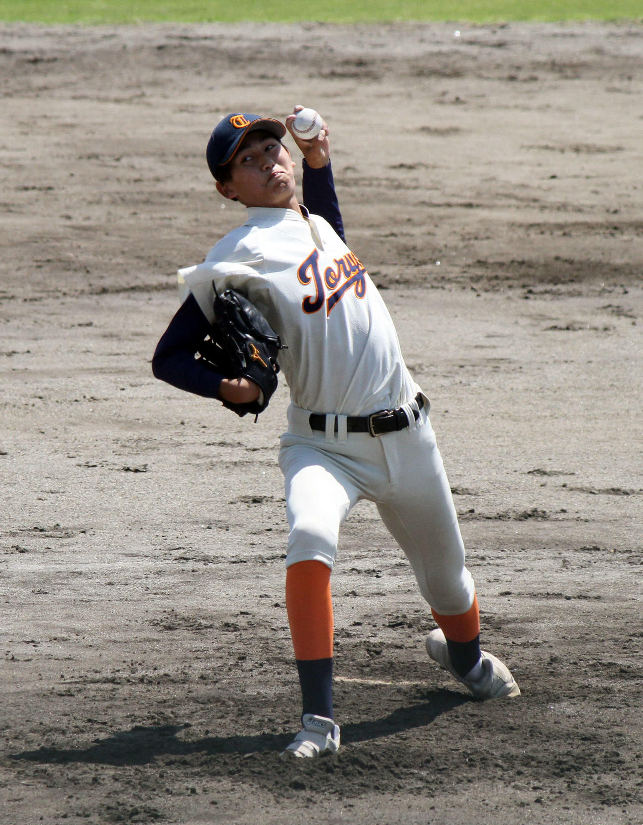 東北戦で好投した東陵・熊谷太