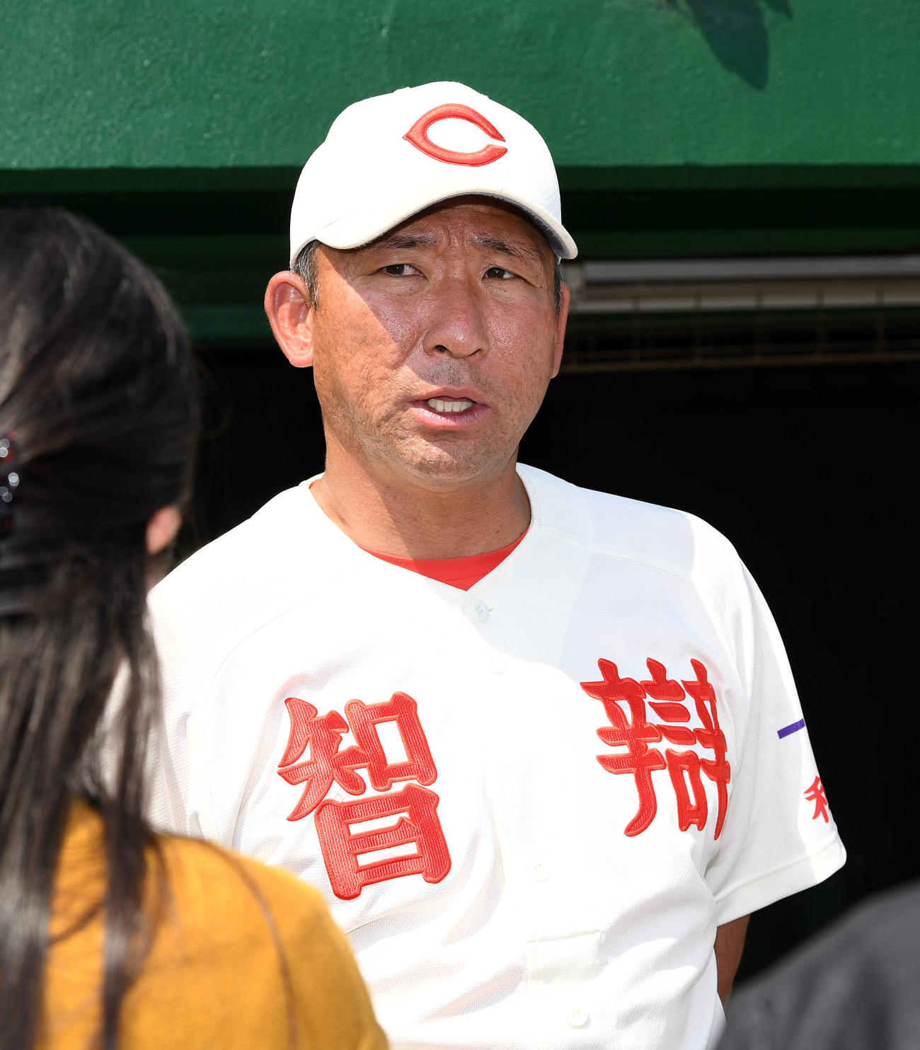 智弁和歌山・中谷仁監督（2024年6月撮影）
