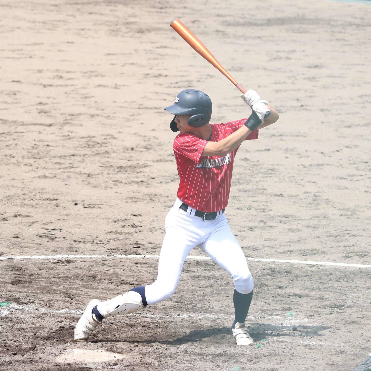 滋賀学園対大谷　第1試合で4打数2安打2打点と活躍した滋賀学園・岩井