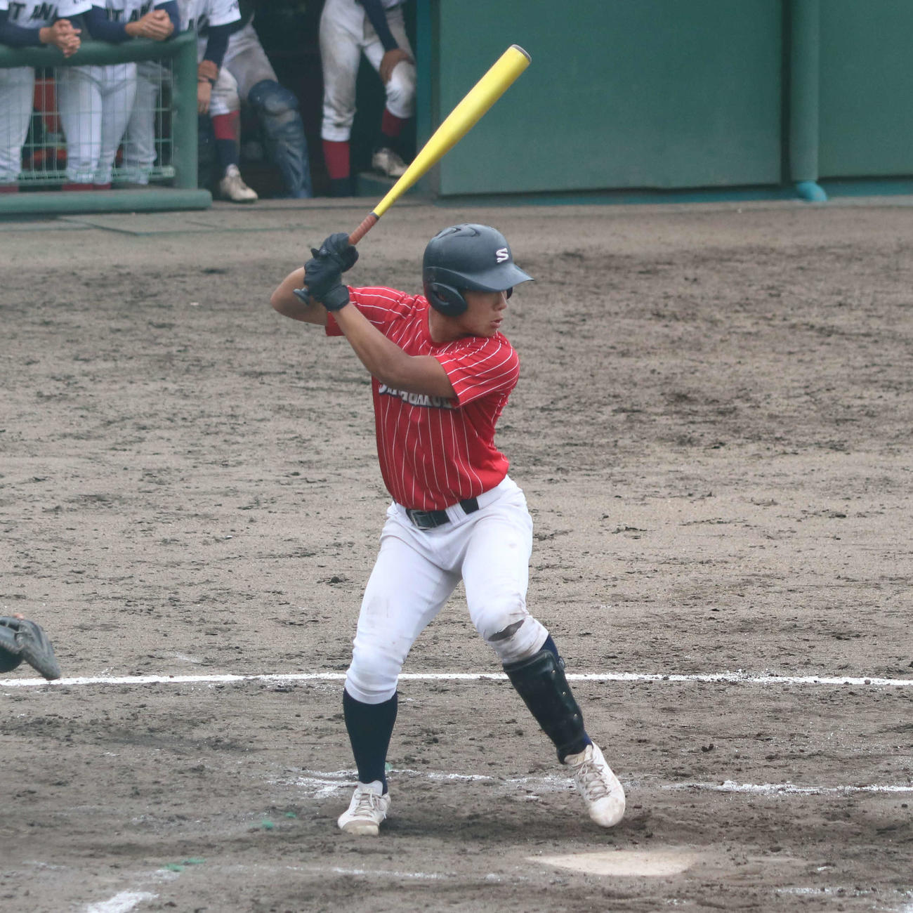 滋賀学園対大谷　第2試合に出場した滋賀学園主将・門田