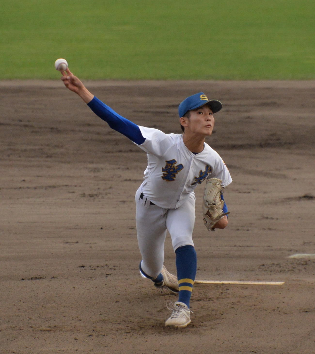 聖光学院・高野結羽（2023年10月撮影）