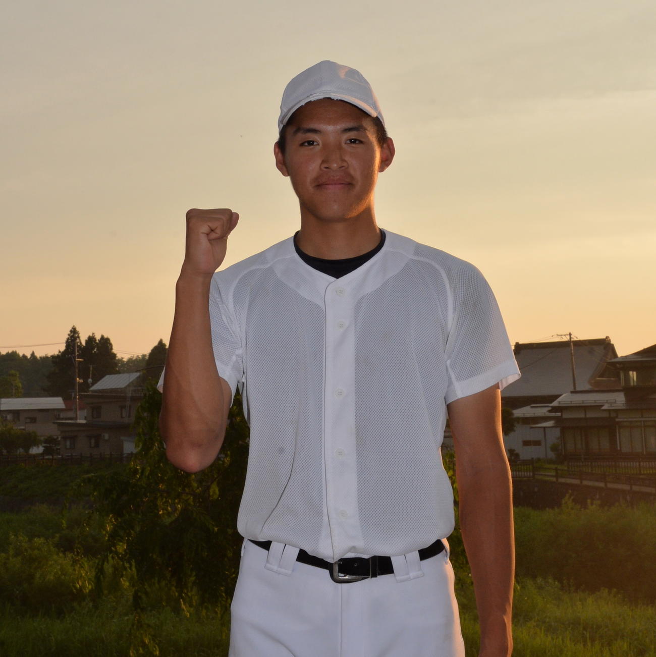 夏へ意気込む横手清陵学院・藤井（撮影・濱本神威）