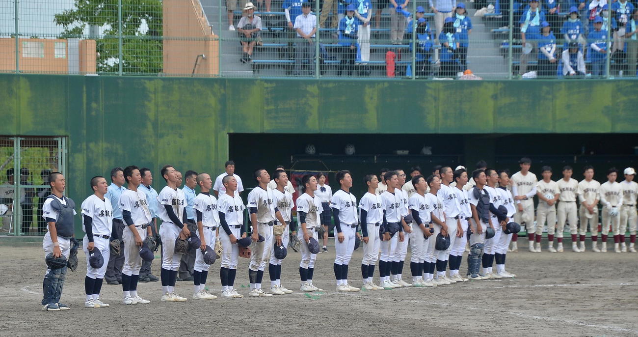 2年ぶりに夏の初戦を突破した名取北ナイン（撮影・濱本神威）