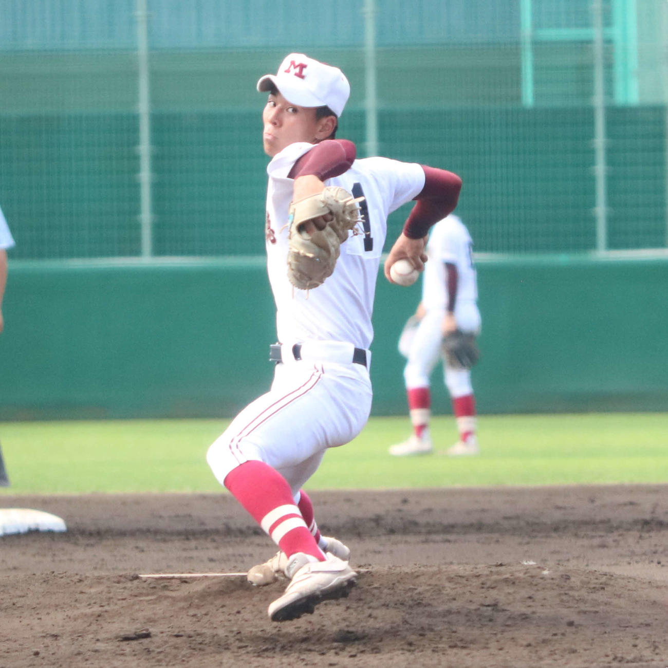 京都明徳対洛西　京都明徳先発の浅井