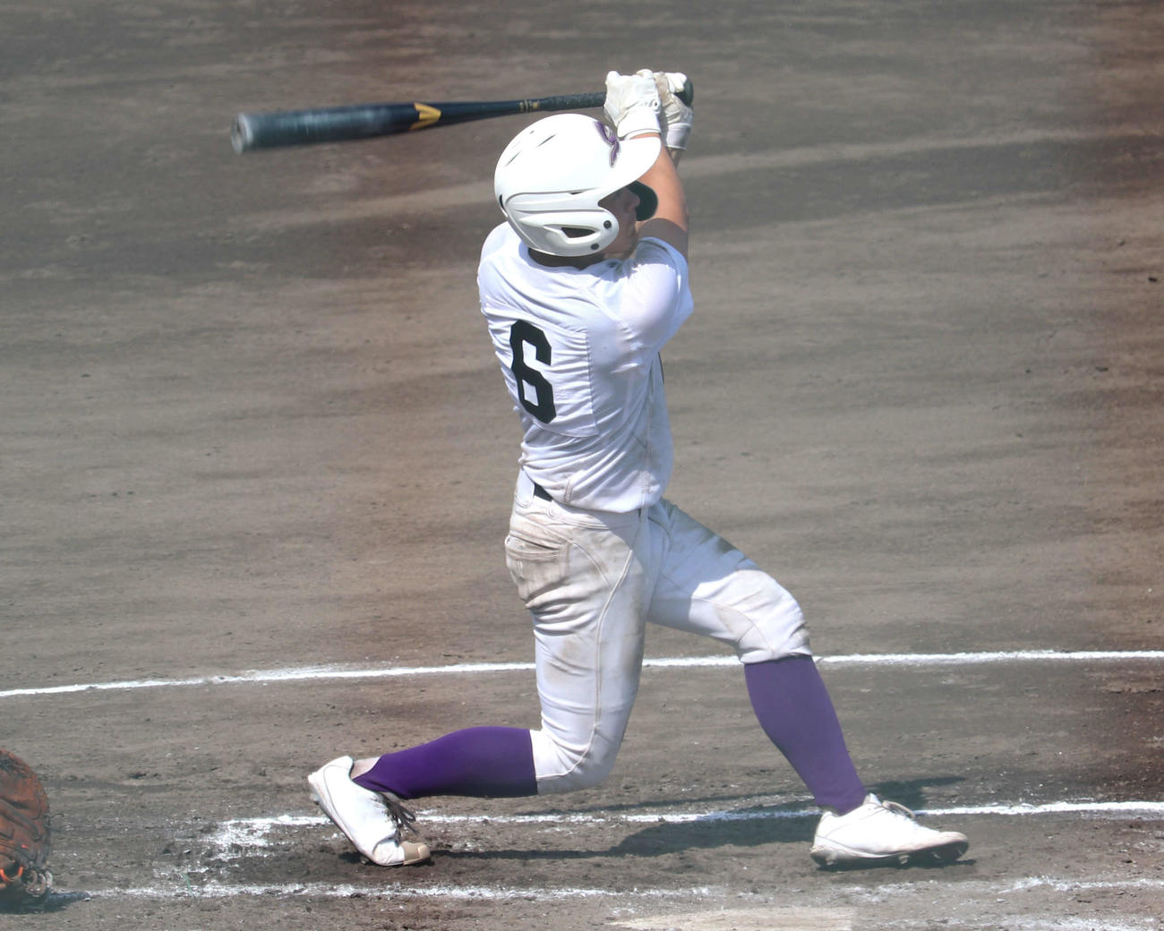 守山（滋賀）との1回戦に出場した、滋賀短大付・小橋川拓内野手（3年）