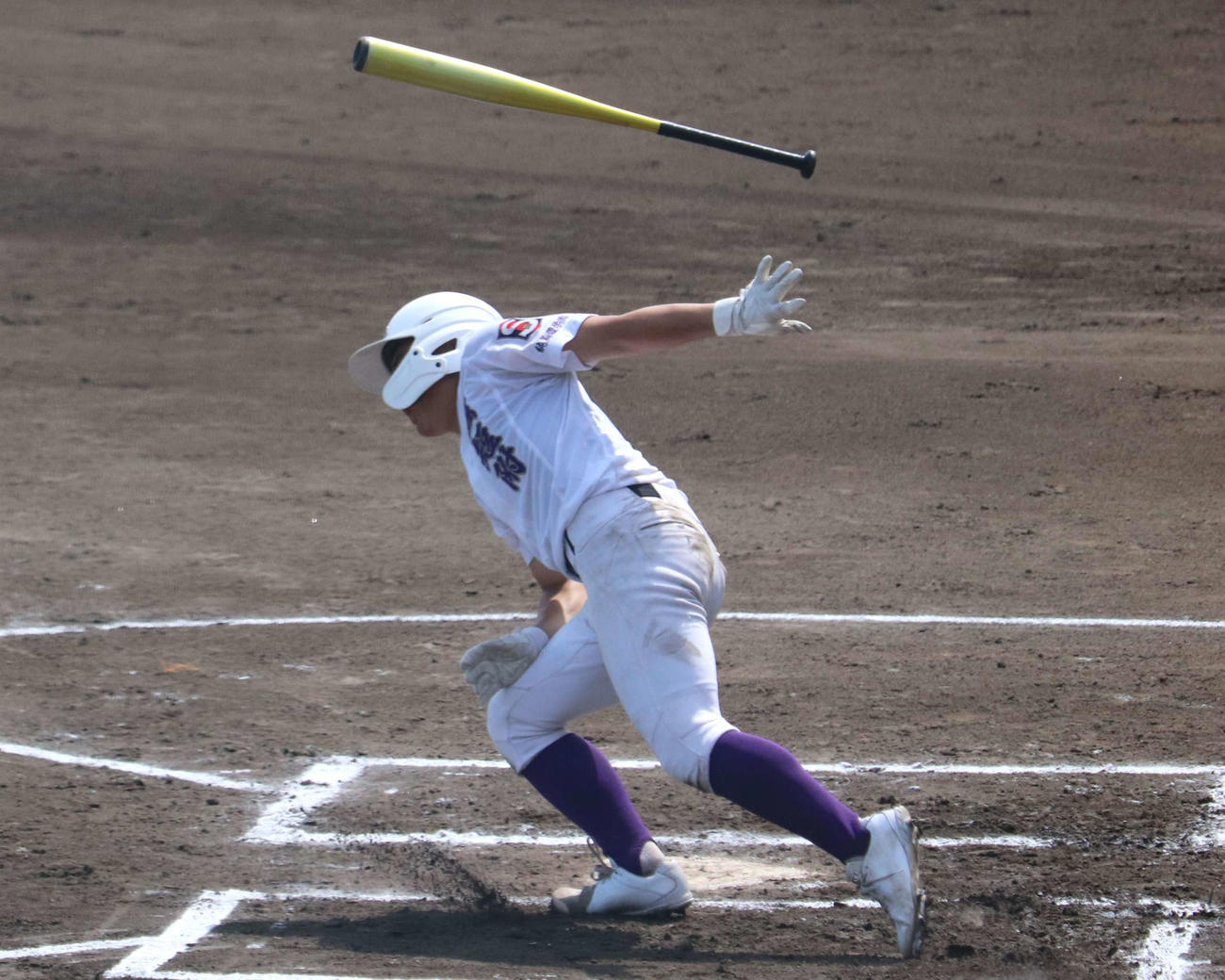 守山（滋賀）との1回戦に出場した、滋賀短大付・小橋川拓内野手（3年）