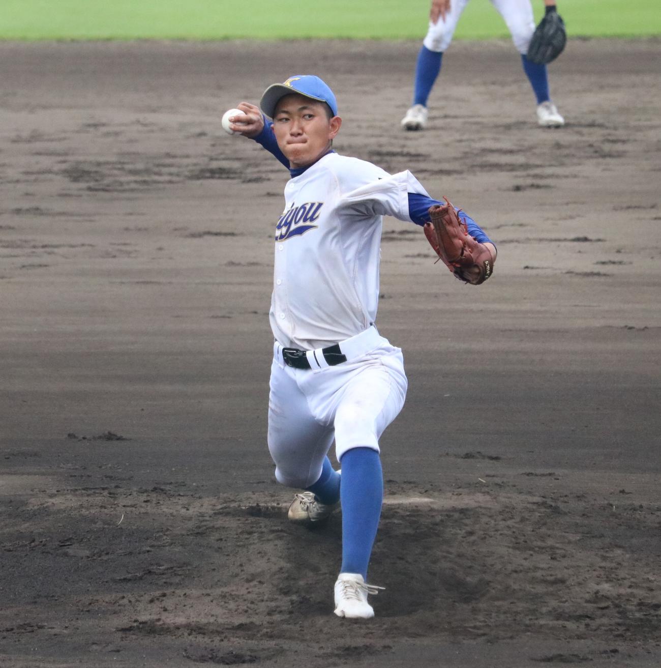 先発した海洋・中原（撮影・林亮佑）