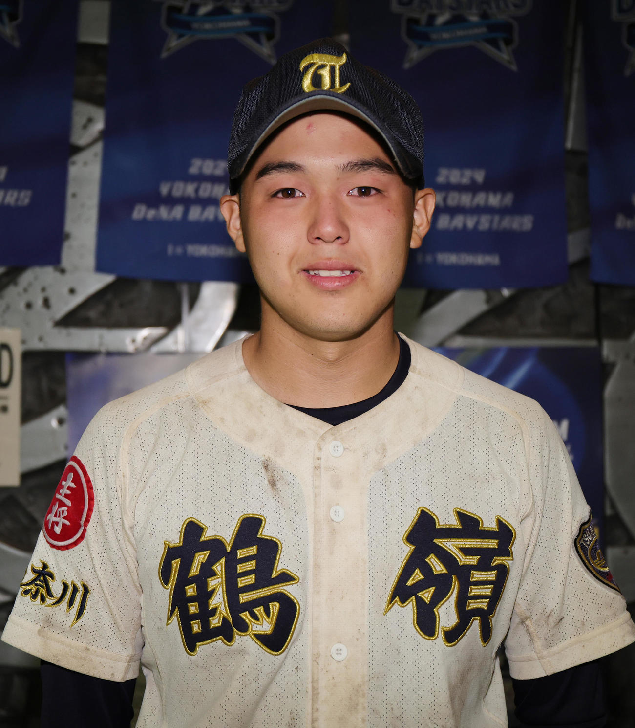 横浜隼人対鶴嶺　敗れはしたが2安打2打点と活躍した鶴嶺・猪田（撮影・野上伸悟）