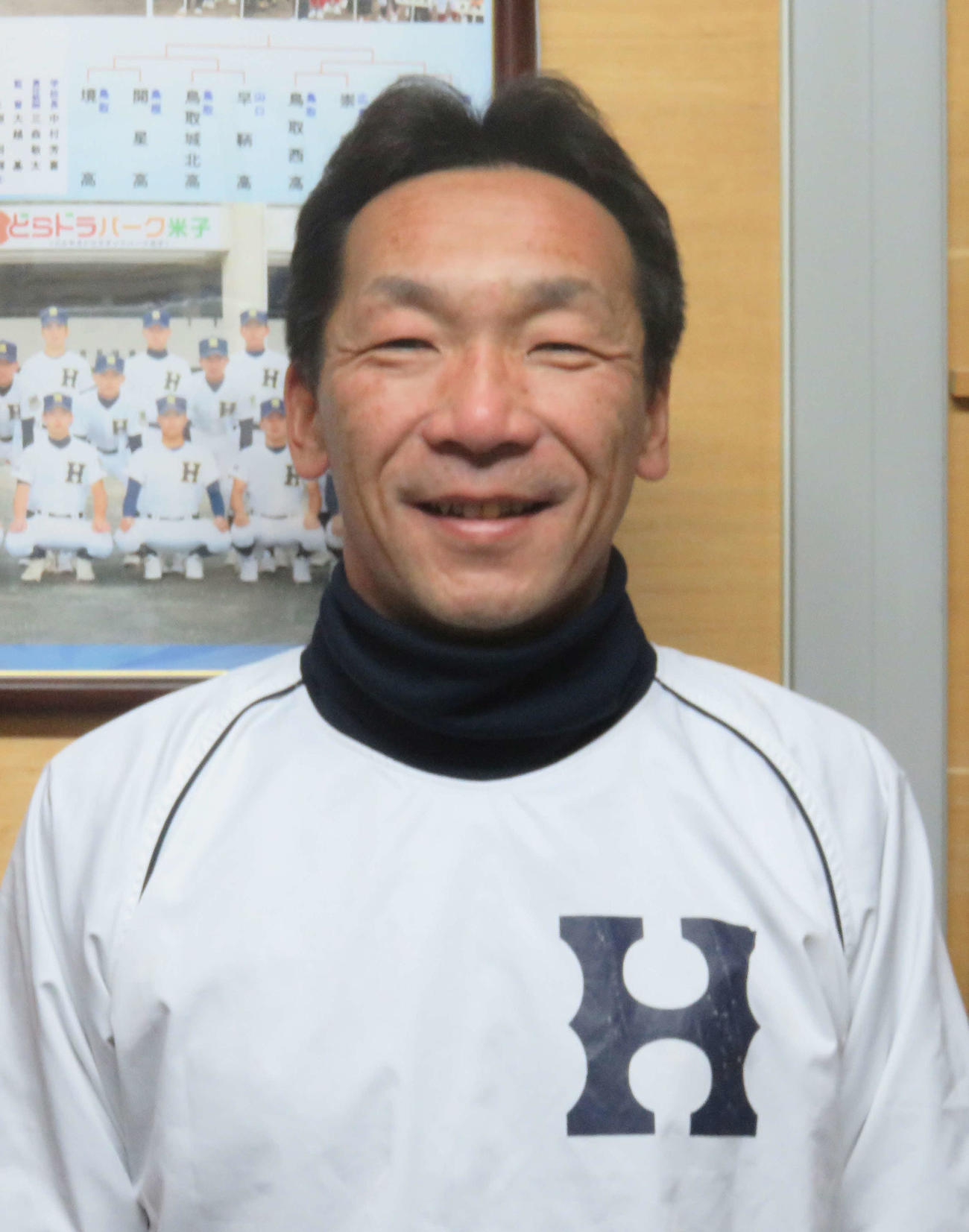 早鞆・大越基監（17年12月20日撮影）