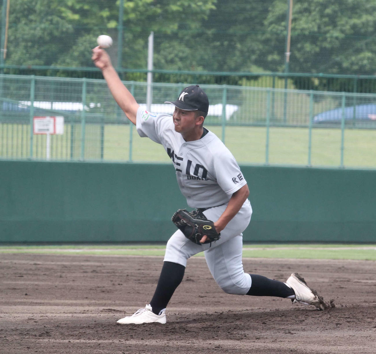 10回1失点で完投した大館桂桜のエース小舘