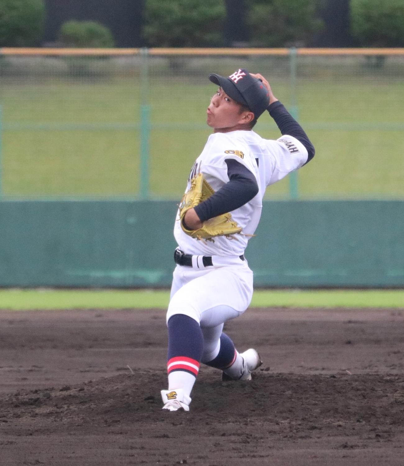 2番手の社・福田（撮影・林亮佑）
