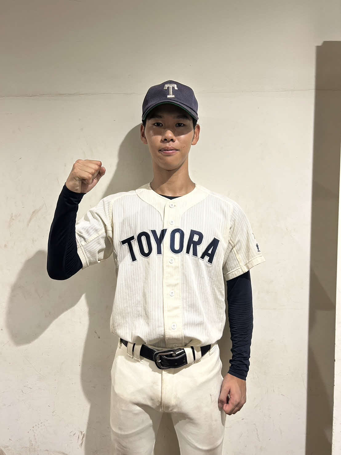 山口対豊浦　同点適時打を含む2安打1打点の活躍を見せた豊浦・村川（撮影・佐藤究）