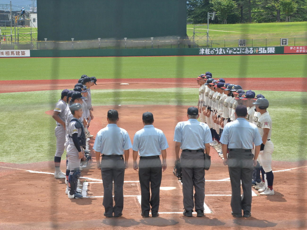 八戸学院光星対青森山田　青森大会屈指の好カード（撮影・濱本神威）